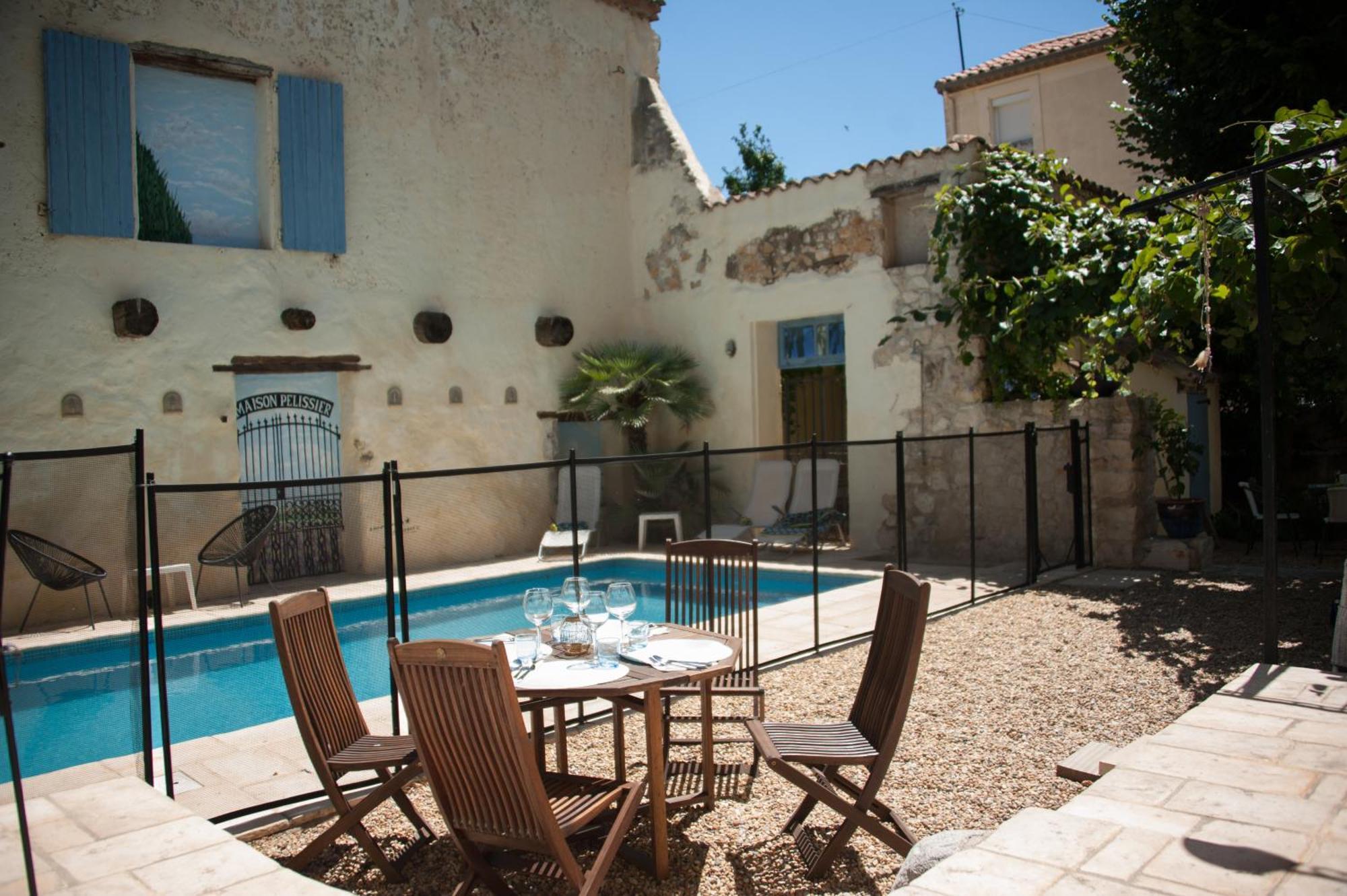 Cuxac-dʼAude Maison Pelissier Bed And Breakfast With Sweeming Pool المظهر الخارجي الصورة